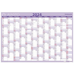 Ajasto Seinämuistio 2023 seinäkalenteri 850 x 590mm