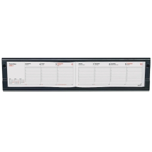 Ajasto Memo kalenterin alusta musta 255 x 95mm