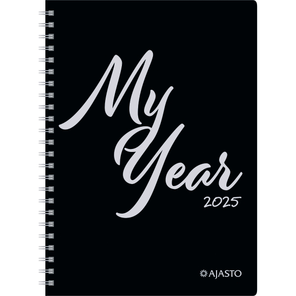 Ajasto My Year 2023 pöytäkalenteri musta 148 x 210mm